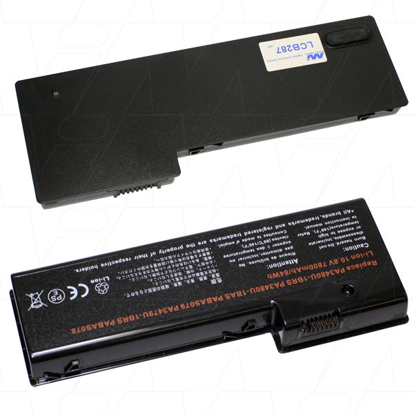 MI Battery Experts LCB287 Lithium-Ion Laptop Battery - 6.6Ah, 10.8V, 71.3Wh High-Capacity Professional Power Solution for Extended Mobile Computing
