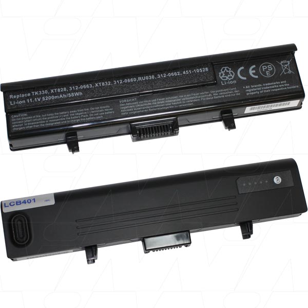 MI Battery Experts LCB401 Lithium-Ion Laptop Battery - 11.1V, 5.2Ah, 57.7Wh Professional-Grade Power for Extended Mobile Computing (311g)