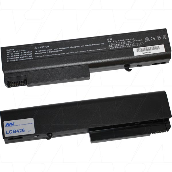 MI Battery Experts LCB426 Lithium-Ion Laptop Battery - 5.2Ah, 56.2Wh, 10.8V, 310g - Professional-Grade Power for Extended Mobile Computing