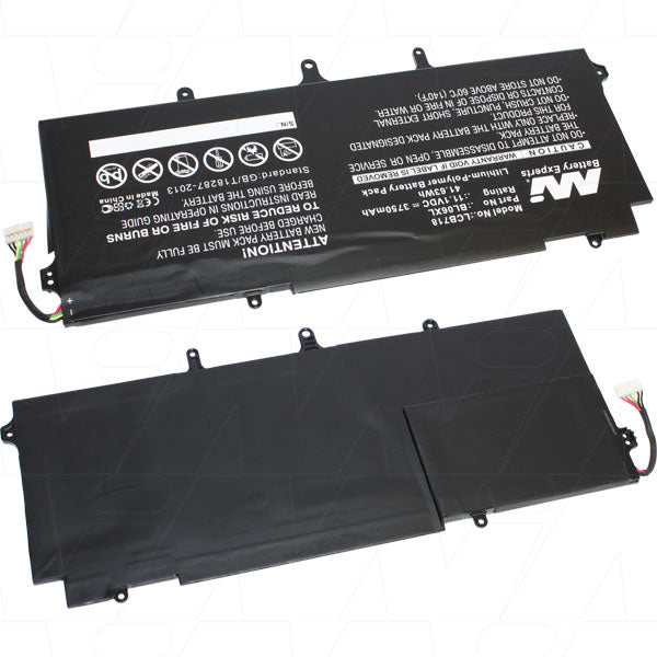 MI Battery Experts LCB718 Lithium Laptop Battery - 41.6Wh, 11.1V, 3.75Ah, Ultra-Slim 7mm Design for Professional All-Day Computing