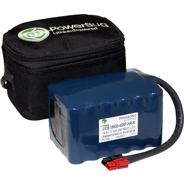 Enepower LICB-18650-4S6P-HR-R Professional 14.4V 250.6Wh Lithium Battery Pack - High-Capacity 17.4Ah for Industrial & Robotic Applications