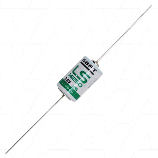 Saft LS14250-CNA 3.6V Lithium Battery Professional-Grade 1/2AA Memory Backup Power, 1.2Ah Capacity, 4.3Wh