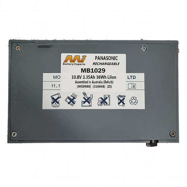 MI Battery Experts MB1029 Medical-Grade 10.8V 3.35Ah Lithium Ion Battery Pack for Critical Healthcare Equipment, 36.2Wh
