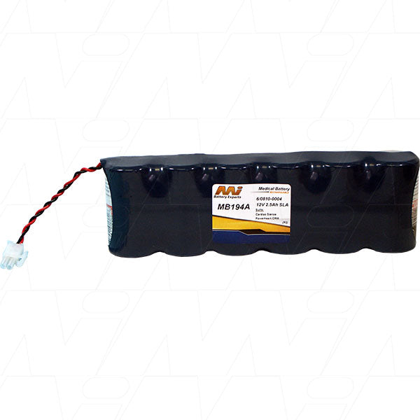 MI Battery Experts MB194A 12V 2.5Ah Medical-Grade SLA Battery - Sealed, Maintenance-Free Power for Critical Healthcare Equipment