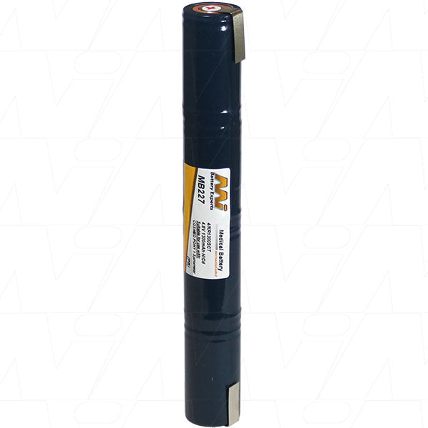 MI Battery Experts MB227 4.8V NiCd Medical Battery Reliable 1.8Ah Power for Critical Healthcare Equipment