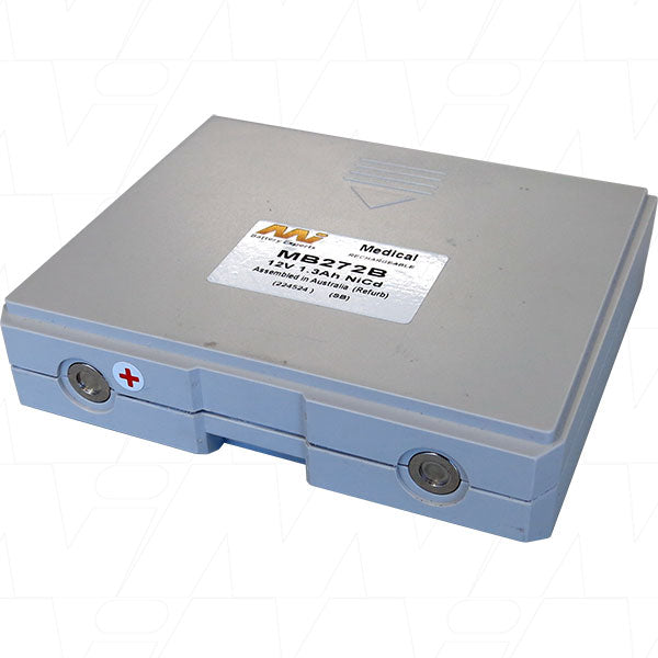 MI Battery Experts MB272B 12V 1.3Ah NiCd Medical Equipment Battery - Hospital-Grade Power for Diagnostic & Monitoring Devices