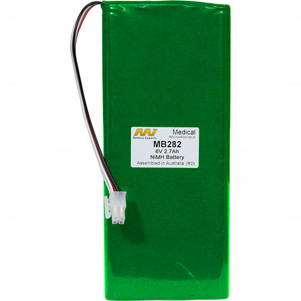 MI Battery Experts MB282 24V 2.7Ah NiMH Medical Equipment Battery - Hospital-Grade Power for Critical Care Devices & Monitoring Systems