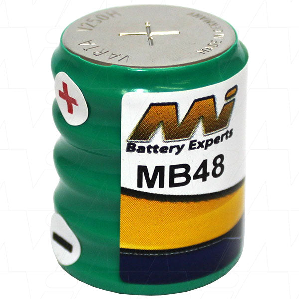 MI Battery Experts MB48 6V 250mAh Medical-Grade NiMH Battery for Portable Healthcare Devices - Reliable Power for Critical Equipment