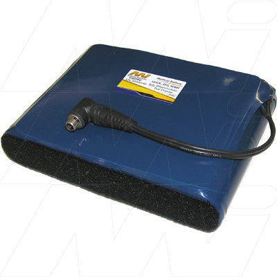 MI Battery Experts MB580 12V 5Ah Medical-Grade NiCd Battery for Critical Healthcare Equipment | 60Wh Power, Compact 35x125mm