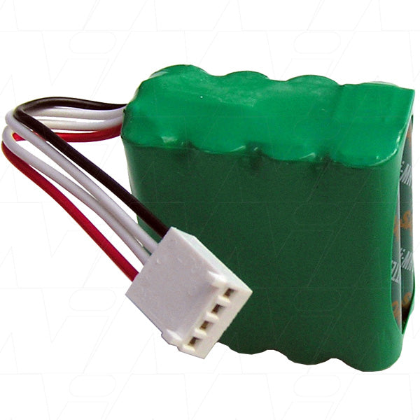 Medical-Grade MB715A NiMH Battery 9.6V, 650mAh, 6.2Wh - Reliable Power for Critical Healthcare Equipment