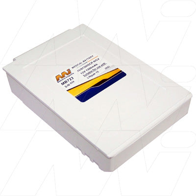 MI Battery Experts MB723 12V NiCd Medical-Grade Battery for Critical Equipment - 15.6Wh, 1.3Ah Capacity, Hospital-Certified