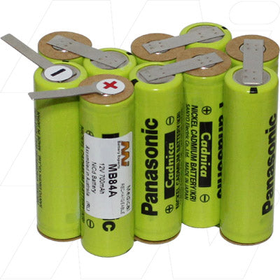MI Battery Experts MB84A 12V 700mAh Medical-Grade NiCd Battery - Professional Power for Critical Equipment