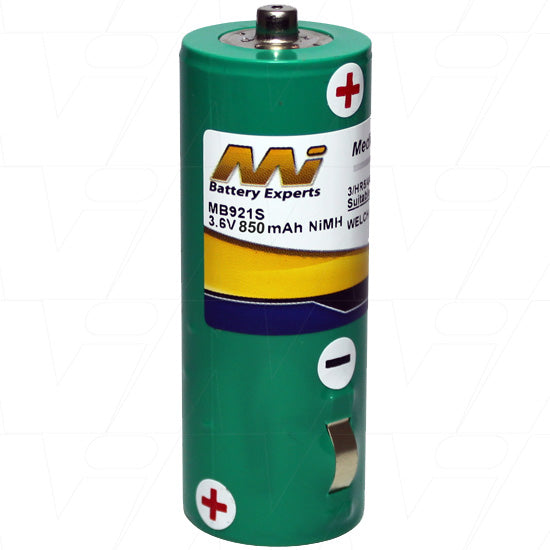 MB921S Medical-Grade NiMH Battery 3.6V, 760mAh for Portable Diagnostics & Patient Monitoring - Certified Reliability