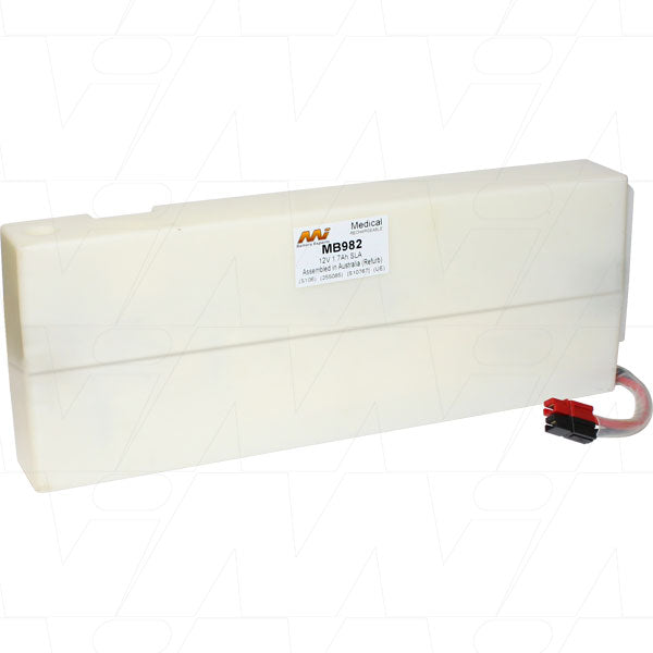 MI Battery Experts MB982 24V Medical-Grade Power Cell 2.5Ah Sealed Lead Acid Battery for Critical Healthcare Equipment