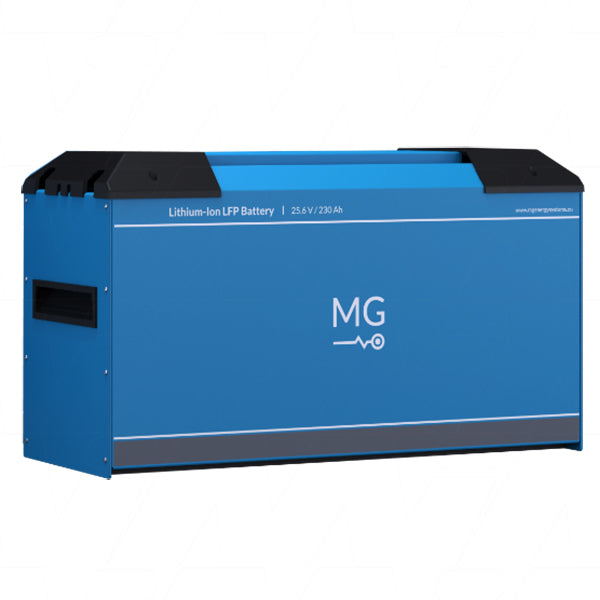 MG Energy MGLFP240230-RJ45 LiFePO4 Battery 5.8kWh, 25.6V, 230Ah Powerhouse for Marine, Solar & UPS Applications