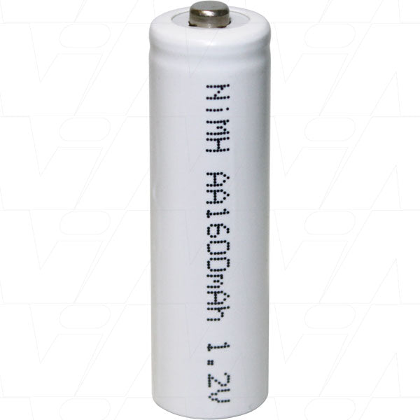 IONIX MH-AA1600 NiMH Rechargeable AA Battery 1.6Ah Capacity for Solar Garden Lights, Weather-Resistant, Eco-Friendly