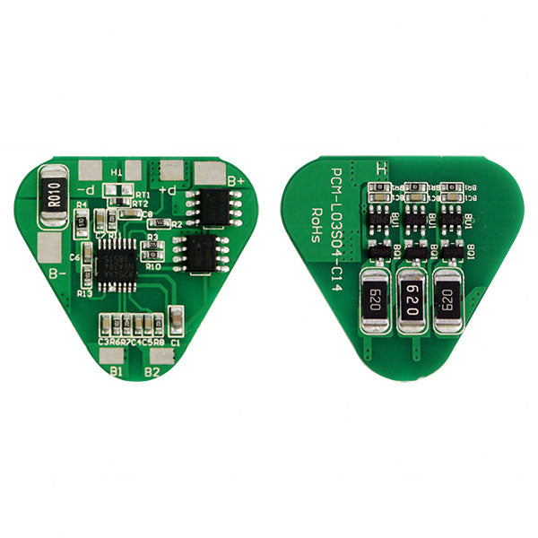 Enepower MIPCM-3S4A-LI-01 Lithium-Ion 3S Battery Protection Circuit Module - 4A Overcurrent Safeguard, 4mm Slim Profile