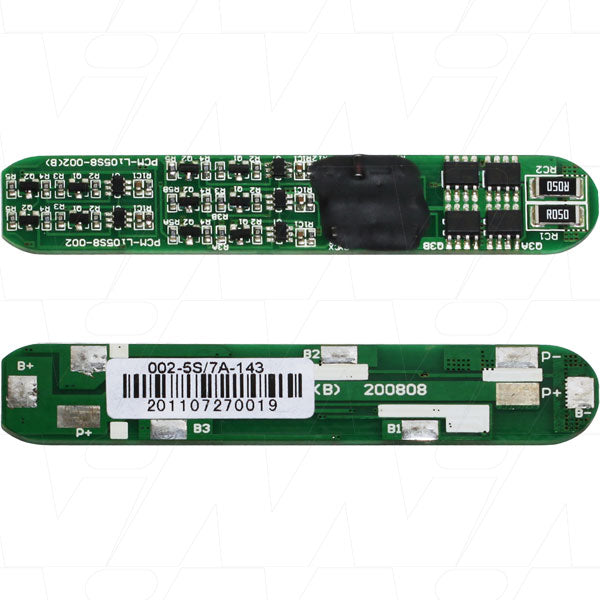 ENEPOWER MIPCM-5SXP7AFG Advanced 5S Li-Ion Battery Protection Circuit - Overcurrent, Overcharge & Overdischarge Safeguards, 16x3.5mm