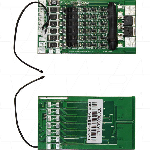 Enepower MIPCM-6SXP4A-LFP Advanced 6S LiFePO4 Battery Protection Module with Overcurrent & Overcharge Safeguards
