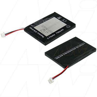 MI Battery Experts PAB-616-0183 Pro-Grade 750mAh Li-Ion Battery for Portable Audio - 3.7V, 17.5g Lightweight