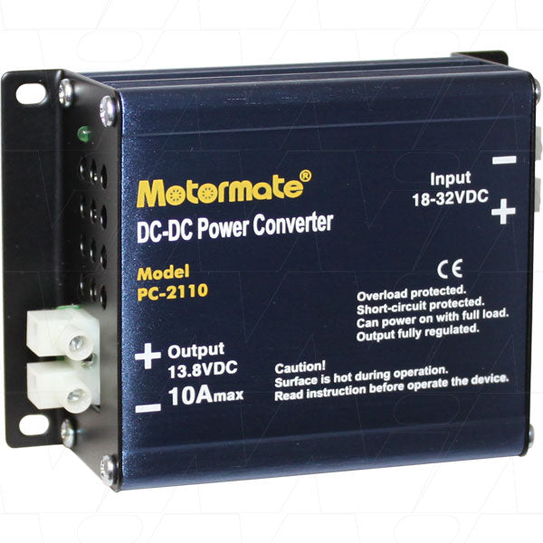 Motormate PC-2110 Professional 12V 10A Compact Battery - 300g, 75x42mm, for Industrial & Backup Power Systems