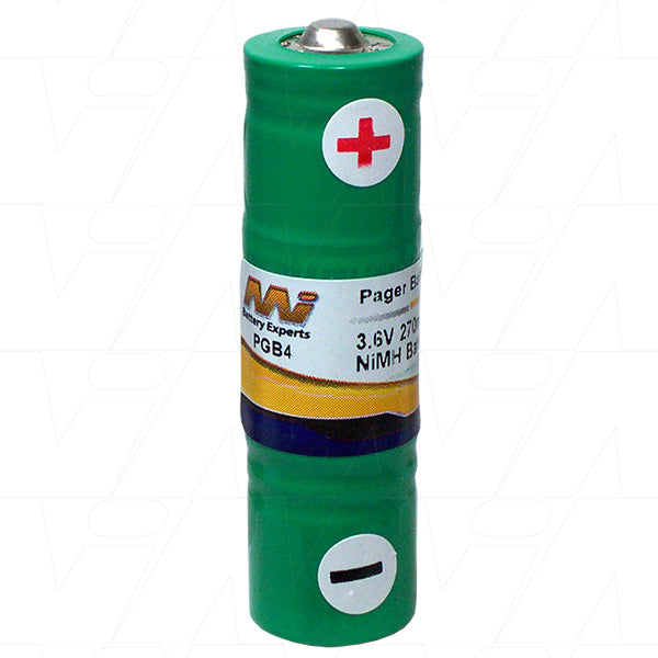 MI Battery Experts PGB4 NiMH Pager Battery - 3.6V 260mAh Professional-Grade Power for Healthcare & Emergency Paging Systems