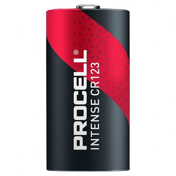 Procell PX123 Professional 3V Lithium Battery 1.6Ah, 10-Year Shelf Life, for Cameras & Critical Devices