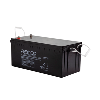 RM12-200DC REMCO AGM Deep Cycle Battery - 12V 200Ah - RV, Marine, Mobility & Off-Grid Power 