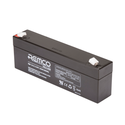 RM12-2 REMCO VRLA AGM Battery - 12V 2Ah - Standby Power, UPS, Security Systems - Spill-Proof, Long Shelf Life  