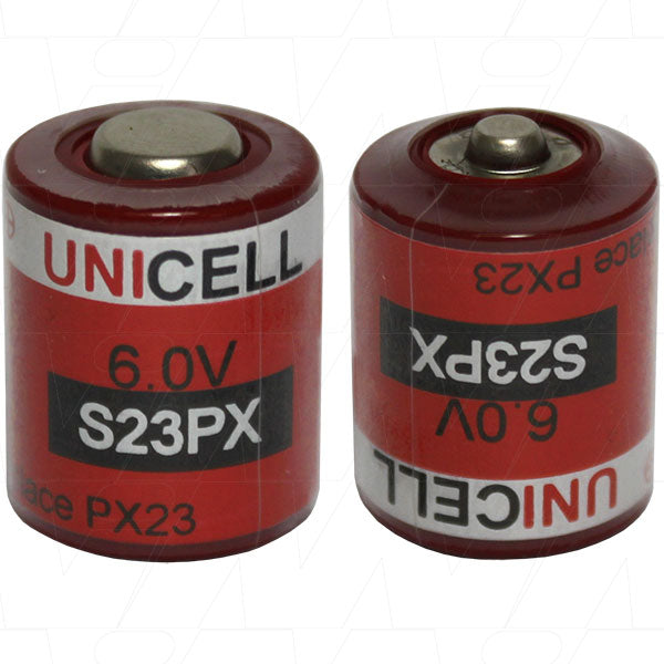 Unicell S23PX-BP1 6V Silver Oxide Battery 100mAh Capacity, Pro-Grade for Cameras & Precision Electronics, Mercury-Free