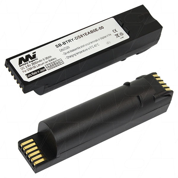 MI Battery Experts SB-BTRY-DS81EAB0E-00 Professional-Grade 3.6V 2.6Ah Lithium-Ion Scanner Battery for Extended Data Collection (9.4Wh, 64g)