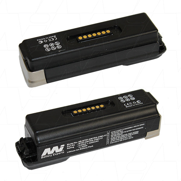 MI Battery Experts SB-BTRY-NWTRS-33MA-01 3.2Ah 3.6V Li-Ion Scanner Battery for Extended Data Collection (64.4g)