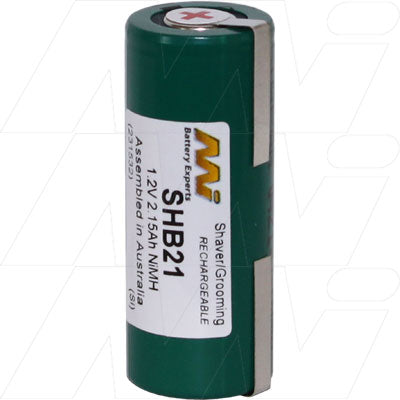 MI Battery Experts SHB21 NiMH Rechargeable Battery - 1.2V 2.15Ah Professional-Grade Power for Premium Cordless Grooming Tools