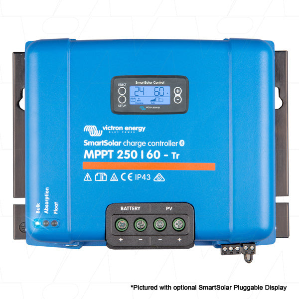 Victron Energy SmartSolar MPPT 250/60-Tr(A) Solar Charge Controller - 60A, 12-48V, Ultra-Efficient Power Tracking