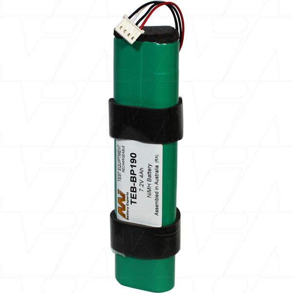 MI Battery Experts TEB-BP190, 7.2V 4Ah NiMH Battery Pack, Professional Grade, Industrial Equipment, Extended Runtime