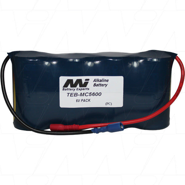 MI Battery Experts TEB-MC5600 6V Alkaline Test Equipment Battery - Professional-Grade Power for Precision Instruments