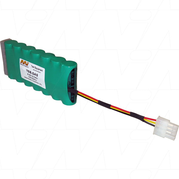 MI Battery Experts TEB-SAS NiMH 8.4V 2.7Ah Test Equipment Battery - Professional-Grade Power for Precision Measurement Tools