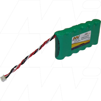 MI Battery Experts TEB-SIGMAPACE 7.2V 2.7Ah NiMH Battery for Professional Test Equipment - Stable Power, 19.4Wh