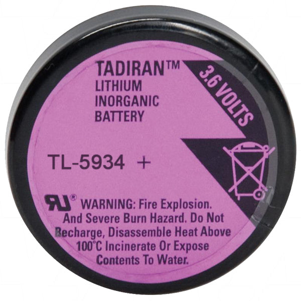 Tadiran TL-5934 3.6V 1Ah Ultra-Slim Wafer Lithium Battery for RFID, Smart Cards & Thin Sensors - Pro-Grade Power