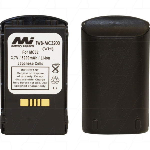 TWB-MC3200 Professional 5.2Ah Li-Ion Battery for Mobile Computers - 3.7V, 19.2Wh, 114g Lightweight Design