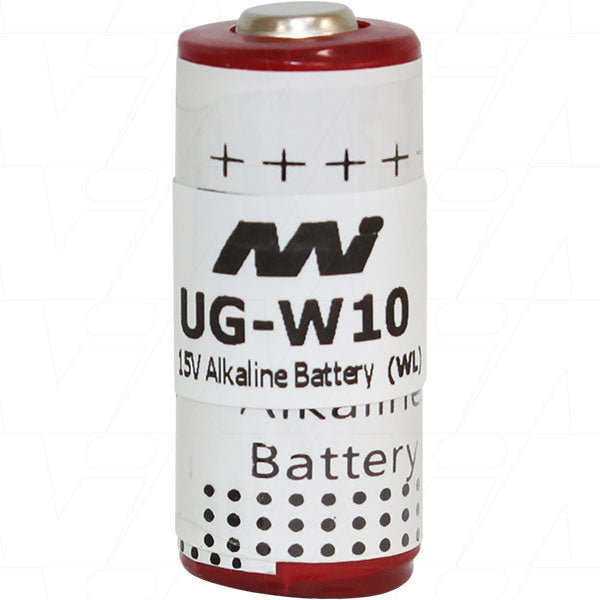 Unicell UG-W10-BP1 Professional 15V 45mAh Alkaline Camera Battery - Compact 16x35mm, 14g, 0.7Wh for Mirrorless & DSLR