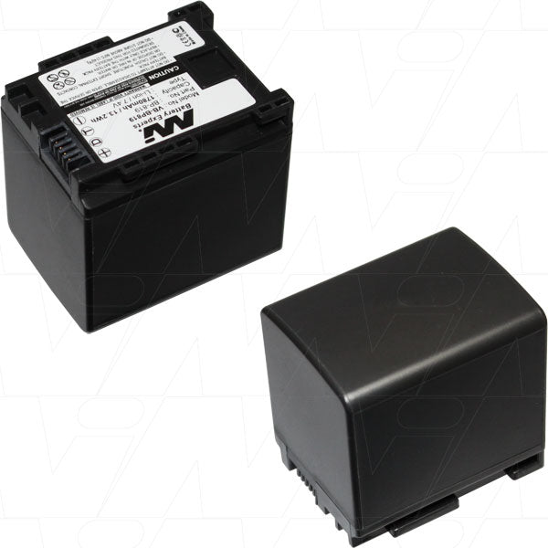 MI Battery Experts VB-BP819-BP1 Pro-Grade 7.4V Li-Ion Camcorder Battery, 1.78Ah/13.2Wh, Compact 80g Design for Extended Recording