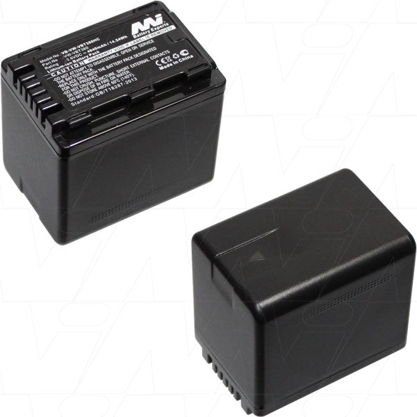 MI Battery Experts VB-VW-VBT380HC-BP1 Professional Camcorder Battery - 4.04Ah, 3.6V, 14.5Wh, LiIon for Extended Recording