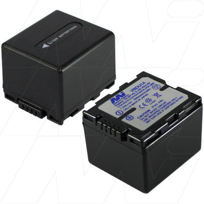 MI Battery Experts VBDU14-BP1 Professional 7.2V Lithium-Ion Camcorder Battery - 1.5Ah, 10.8Wh, 71g, Compact Size