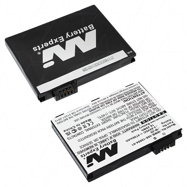 MI Battery Experts WMB-308-10094-01-BP1 Lithium-Ion Wireless Modem Battery - 4.75Ah, 18.3Wh, 3.85V, 83g, Professional-Grade Power for Uninterrupted Connectivity