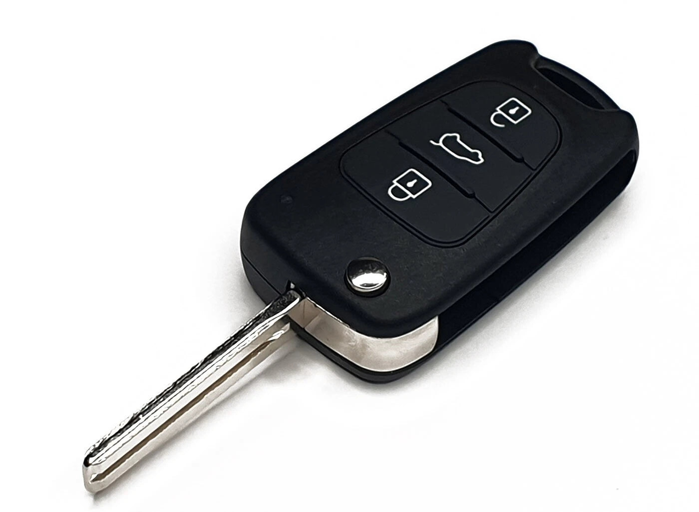 Kia Cerato/Rio 3-Button Flip Key Shell - TOY49 Blade