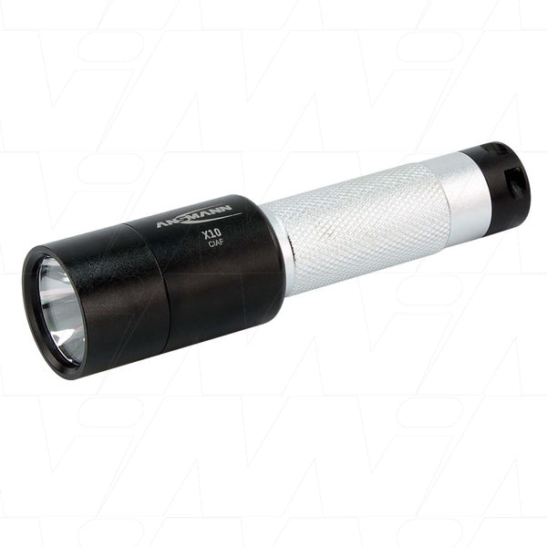 X10 LED metal torch with 1xAA Alkaline