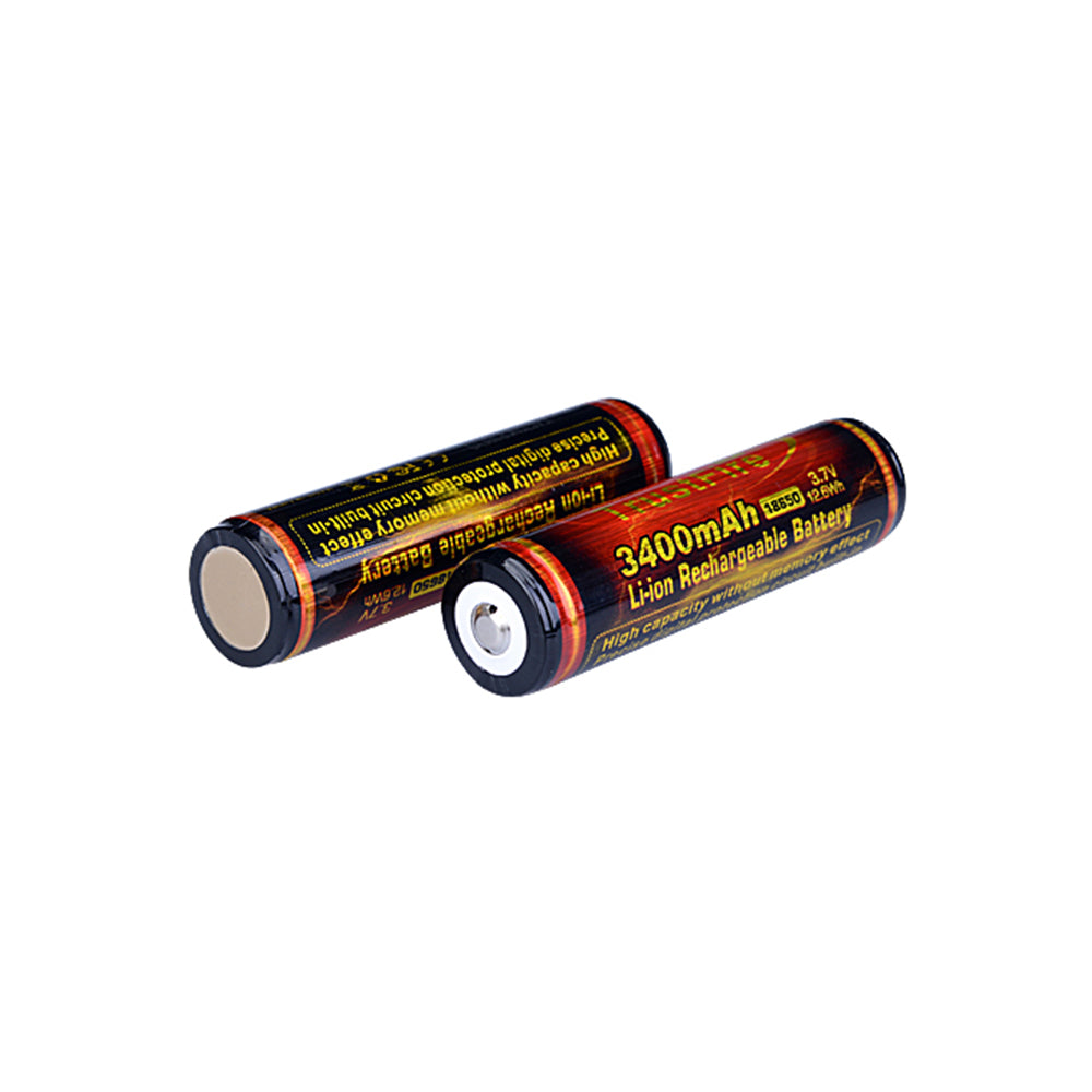Trustfire 18650 3.7V 3400mAh Li-ion Battery C-W PCB Flat Top
