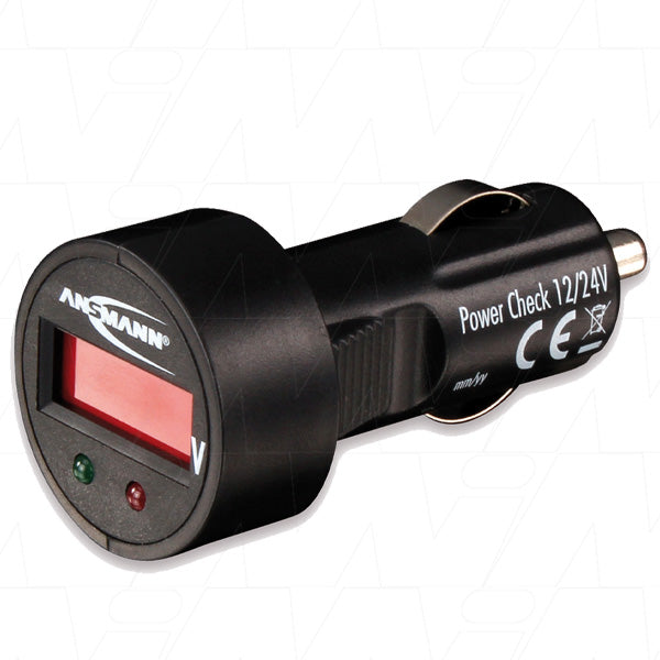 Ansmann PowerCheck 12-24V In-Car Monitor-Tester - Auto batts