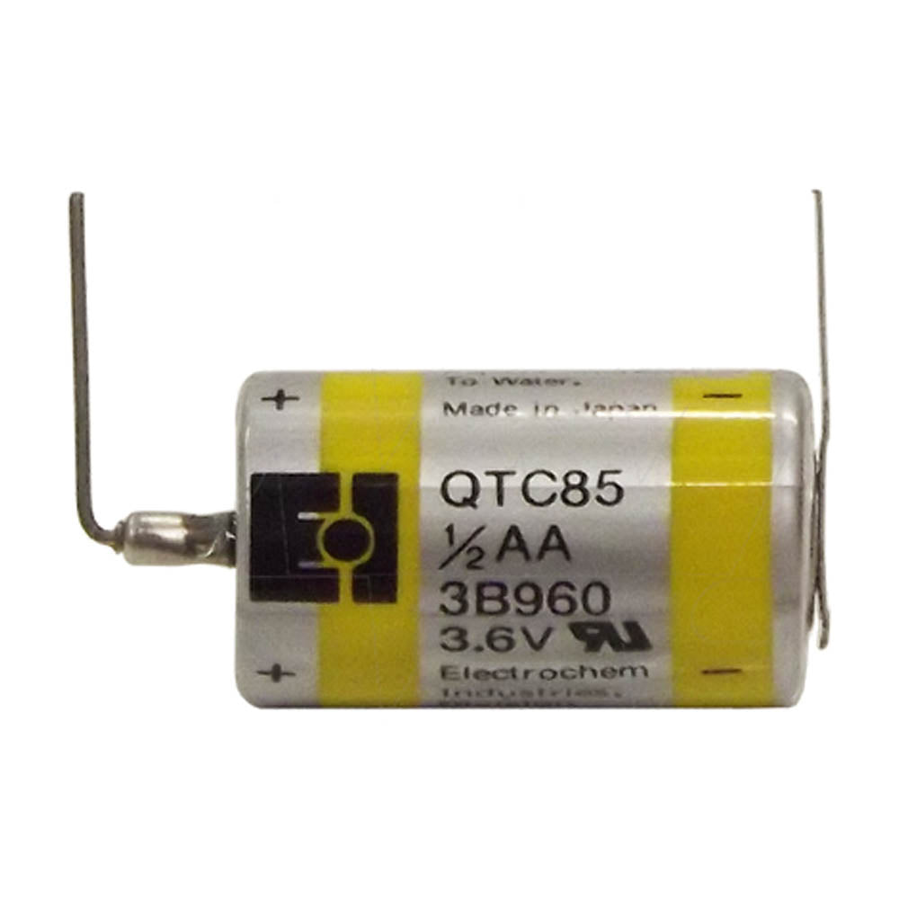 3B960 1-2AA Electrochem Specialised Lithium Cylindrical Cell w- PC board leads-pins   QTC85
